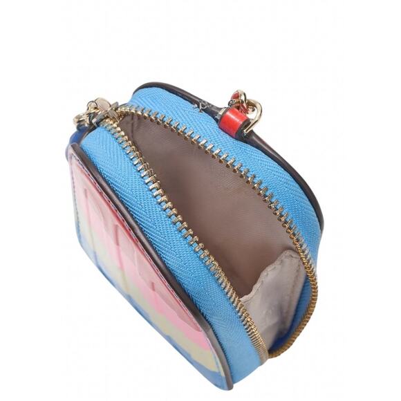 NWT Kate Spade New York Popsicle Bag Charm Leather Coin Purse Keychain - Picture 3 of 5